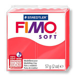 Pâte polymère Fimo Soft 57 g - 40 - Flamingo