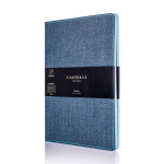 Carnet de notes ligné Harris 13 x 21 cm Bleu