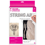 Tableau String Art set Éléphant support 20 x 30 cm