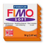 Pâte polymère Fimo Soft 57 g - 42 - Mandarine