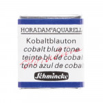 Peinture aquarelle Horadam demi-godet extra-fine - 486 - Teinte bleu de cobalt
