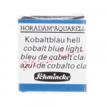 Peinture aquarelle Horadam demi-godet extra-fine - 487 - Bleu de cobalt clair