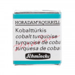 Peinture aquarelle Horadam demi-godet extra-fine - 509 - Turquoise de cobalt