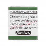 Peinture aquarelle Horadam demi-godet extra-fine - 512 - Vert oxyde de chrome
