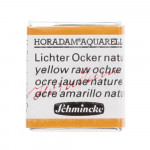 Peinture aquarelle Horadam demi-godet extra-fine - 656 - Ocre jaune naturel