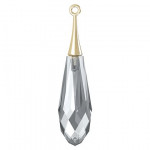 Pendentif Pure Drop doré 6532 - 31.5 mm - Cristal