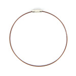 Bracelet fil câblé - Marron - Ø 23 cm
