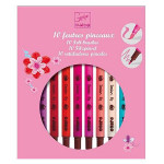 Feutre pinceaux assortiment de 10 tons roses