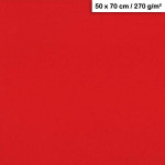 Feuille de papier Maya 50 x 70 cm 270 g/m² - Rouge