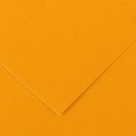 Canson Vivaldi fluo lisse 250g/m², feuille 50 x 65cm - Orange fluo