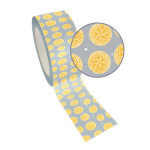 Ruban adhésif décoratif Queen Tape 48 mm x 8 m Pivoine jaune