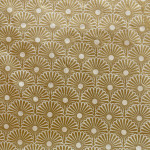 Papier Lokta Précieux 50 x 75 cm Kahori ivoire et or