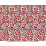 Papier Italien 50 x 70 cm 85 g/m² Paons rouges