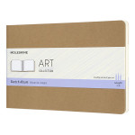 Album pour croquis Kraft papier ivoire 120 g/m² - 13 x 21 cm