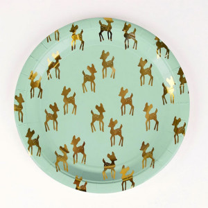 Assiette en carton Faon 8 pcs