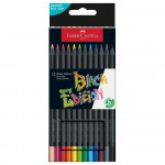 Crayons de couleurs Black edition 12 pcs