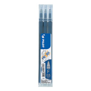 Recharge pour stylo effaçable Frixion Pointe fine Bleu nuit 3 pcs