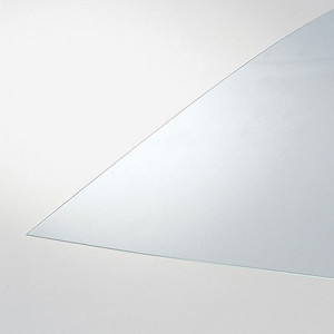 Plaque de verre organique transparent Épaisseur 1,2 mm - 40 x 50 cm