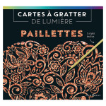CARTES GRATTER DE LUMIERE : PAILLETTES